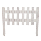 Cerca Madeira Ripada Branca 30X60cm