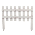 Cerca Madeira Ripada Branca 30X60cm