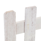 Cerca Madeira Ripada Branca 30X60cm