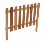 Cerca Madeira Ripada Marrom 60X100cm