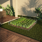 Cerca Metal Jardim Firenze Branca 40x40cm