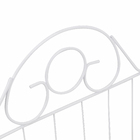 Cerca Metal Jardim Firenze Branca 40x40cm