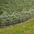 Cerca Metal Jardim Firenze Branca 40x40cm