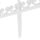 Cerca Plástico Decorada Branca 90x38cm