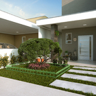 Cerca Plástico Decorada Verde 27,6x90cm OKLA