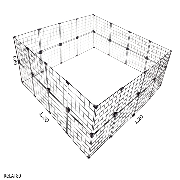 Cercadinho Para Pet Tela Aramada 1,20 X 1,20 X 0,60