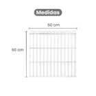 Cercado 01 Pet 6 Módulos 60x60cm Cada Tela Aramada Animais Pe