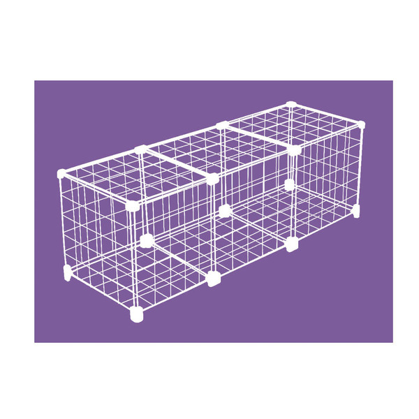 Cercado Gaiola Aramado Porquinho Da Índia Coelho Branco Fpt