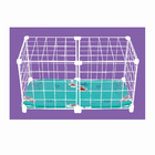 Cercado Porquinho Da Índia Com Fundo Pés E Soft 30x60 Branco