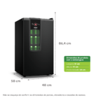 Cervejeira Consul Preta - Cze12be 220v