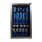 Cervejeira Expositor Vertical Hq Vidro Duplo 100 Litros Inox