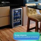 Cervejeira Expositor Vertical Hq Vidro Duplo 100 Litros Inox