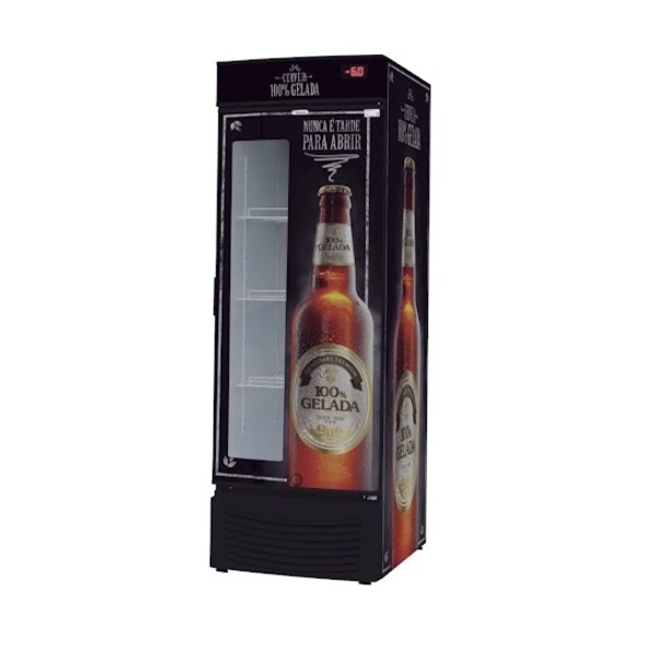 Cervejeira Fricon 565 Litros Porta De Chapa Com Visor Vcfc 56