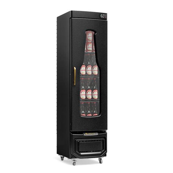 Cervejeira Gelopar Vertical 228 Litros Preto 127v Grb-23ec Gd