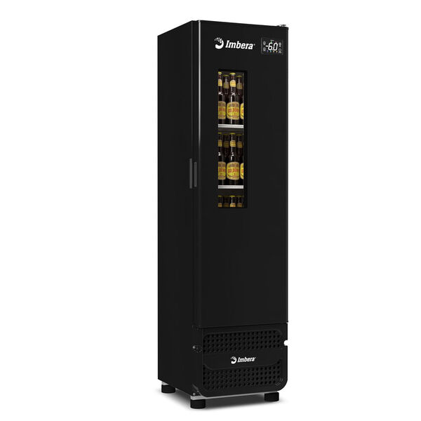 Cervejeira Imbera 215 Litros Porta Window Padrão Preta Ccv144