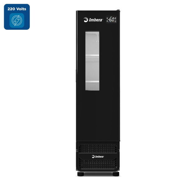 Cervejeira Imbera 215 Litros Porta Window Padrão Preta Ccv144