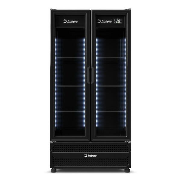 Cervejeira Imbera 754 Litros 02 Portas De Vidro Full Black Cc