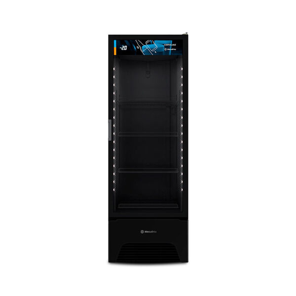 Cervejeira Metalfrio 572 Litros Porta De Vidro All Black Vn50ah
