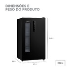 Cervejeira Midea 82L Preta MDRX150FGGDX02 220V