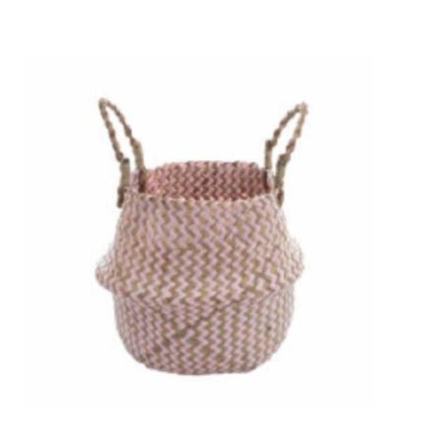 Cesta Com Alça Tranças 27cm