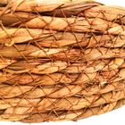 Cesta Com Alças Caete De Palha Natural Coleção Artesanal G