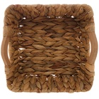 Cesta De Fibra Natural Quadrada 24 X 8cm Com Alça Lyor 1640