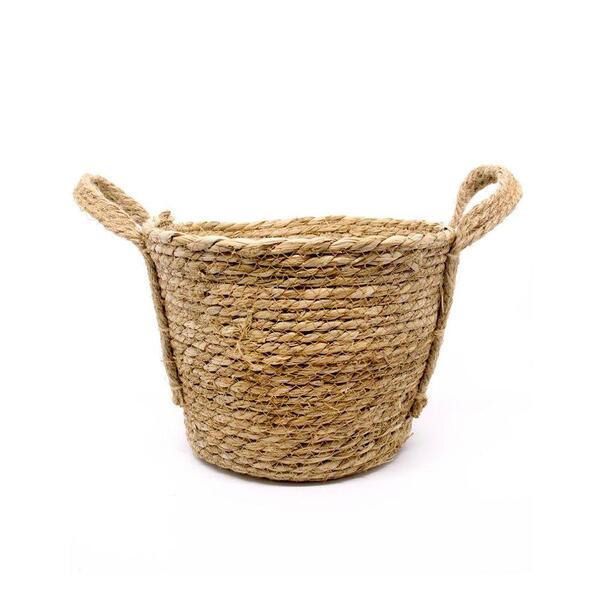Cesta De Fibra Natural Seagrass 20x27x27 Cm