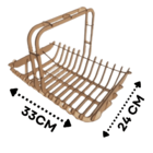 Cesta De Fruta Com Alça Corte À Laser Em Mdf