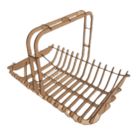 Cesta De Fruta Com Alça Corte À Laser Em Mdf