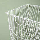 Cesta Ferro Trendy Laundry - Branco