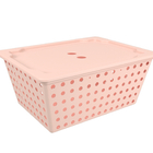 Cesta One Maxi Com Tampa Rosa Blush Coza