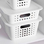 Cesta Organizadora 9l G De Polipropileno Ou Empilhável Com Ta