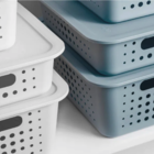 Cesta Organizadora Multiuso Decorativa Com Tampa 3,3 Litros