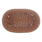 Cesta Oval De Rattan Plástico 24cm