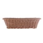 Cesta Oval De Rattan Plástico 24cm