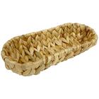 Cesta Oval Terra Para Paes Em Fibra Natural L28xp12xa6,5cm