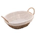 Cesta Oval Wolff De Sisal 27cm X 21cm X 12,5cm