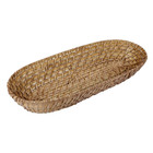 Cesta P/pães Retangular Em Bambu Rattan L'hermitage36x16x6cm