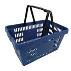 Cesta Plástica Amapá, Azul, Para Supermercado