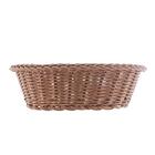 Cesta Redonda De Rattan Plástico 21cm