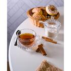 Cesta Redonda De Rattan Plástico 21cm