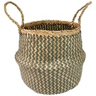 Cesta Redonda Mundi Cinza 32x26 Cm Lhermitage