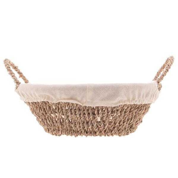 Cesta Redonda Wolff De Sisal 24,5cm X 12,5cm