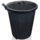 Cesto 100l C/tampa E Roda Arqplast