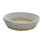 Cesto  Vegetal Cinza 6x20x20cm Hauskraft