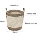 Cesto Amalfi Sand 34x34x40  Yoi