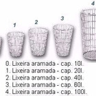 Cesto Aramado 20 Litros Redondo Galvanizado