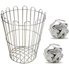 Cesto Aramado Lixeira Galvanizada 100 Litros