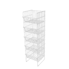 Cesto Aramado Para Lojas Expositor Prateleira 5 Cestos