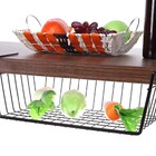 Cesto Aramado Prateleira 38 Cm Po Kit Com 2 Peças